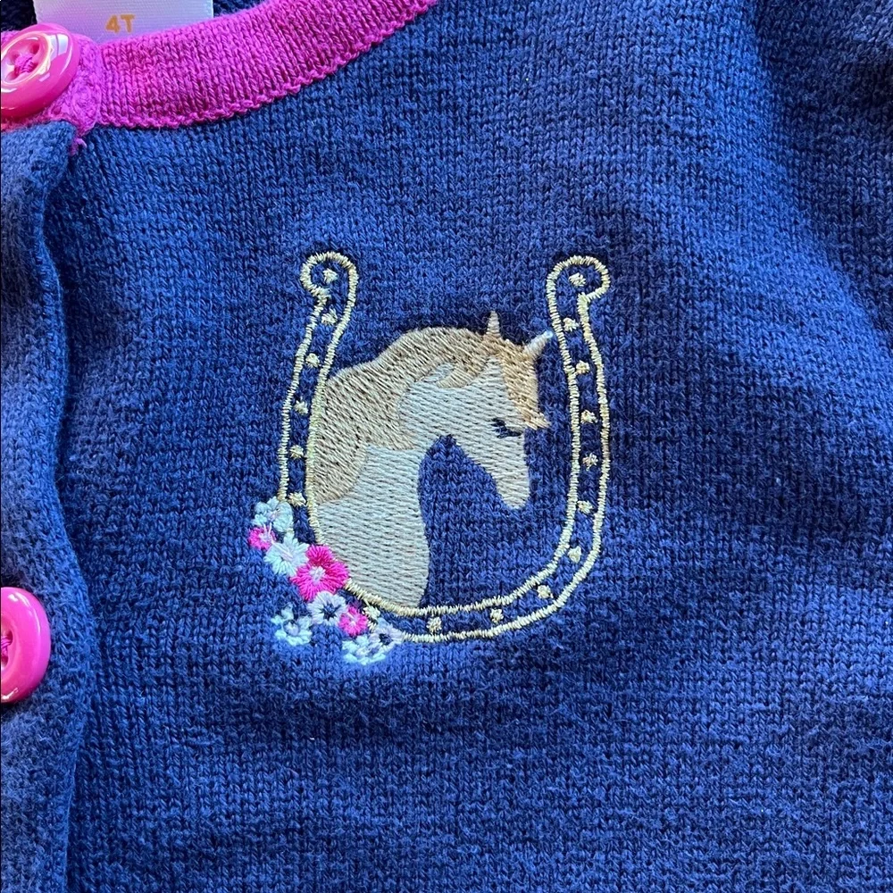 Gymboree Horse Sweater Sz 4T